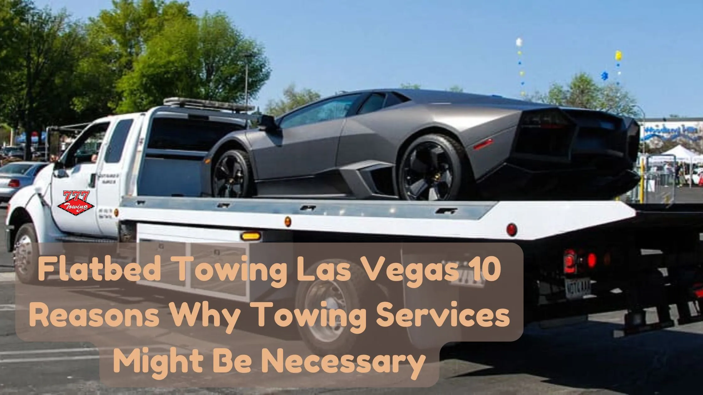 flatbed towing Las Vegas